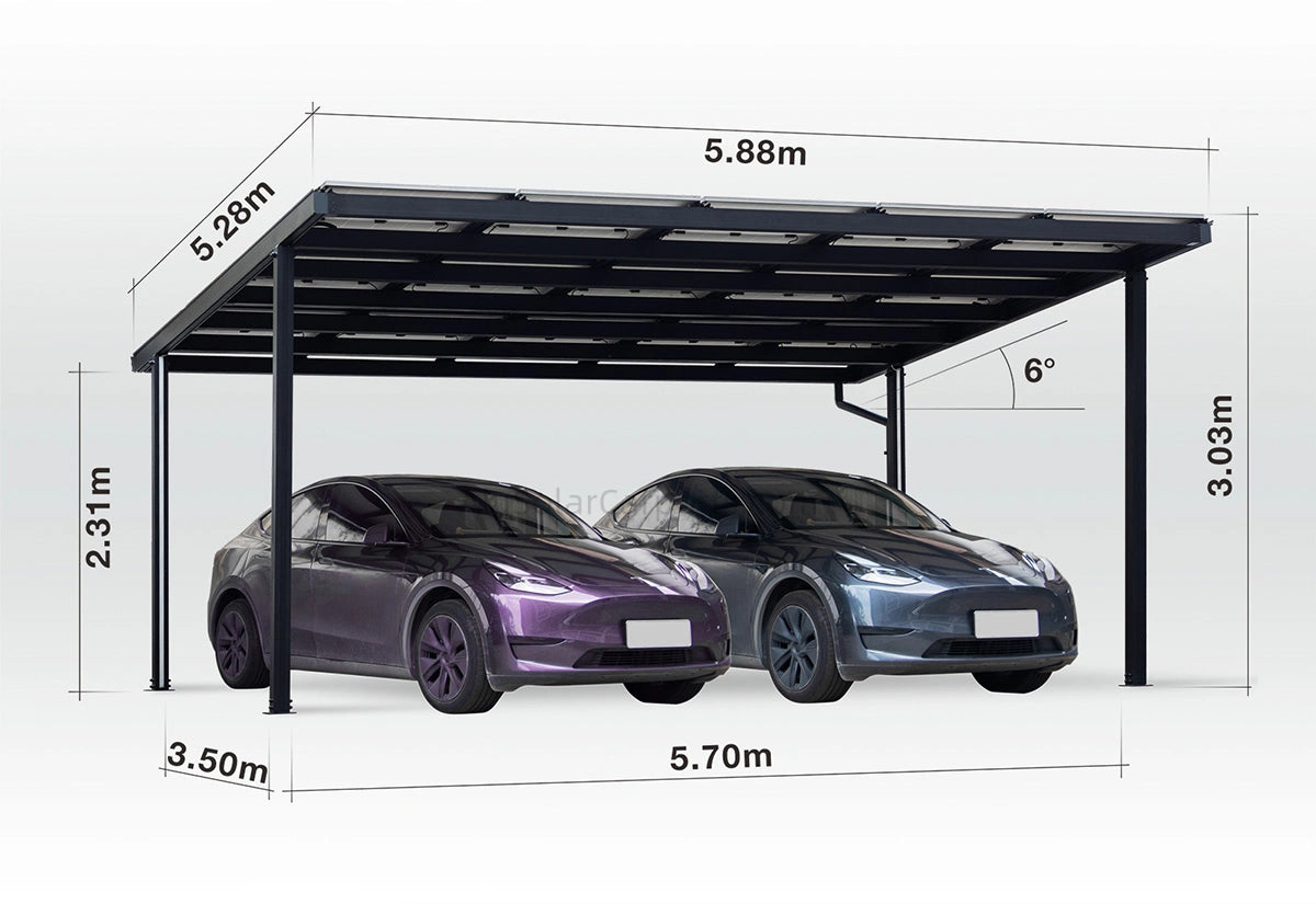 Double Solar Carport S2