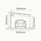 Wall Mounted Solar Carport L1