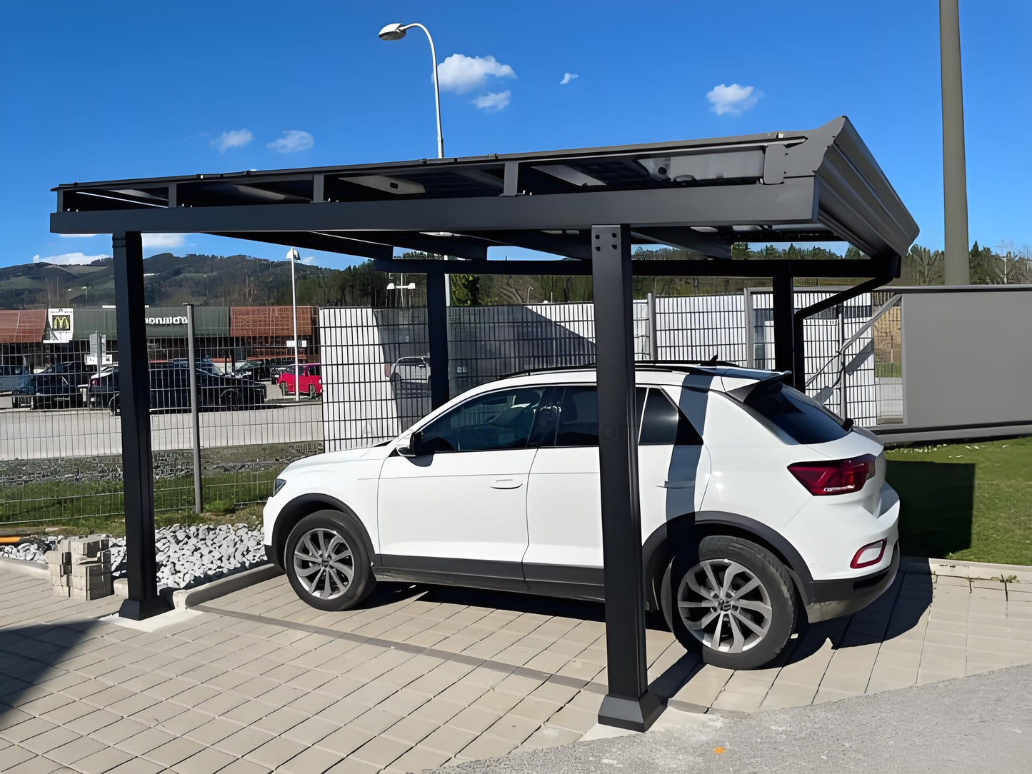 Single Solar Carport Ultra