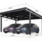 Double Solar Carport Ultra