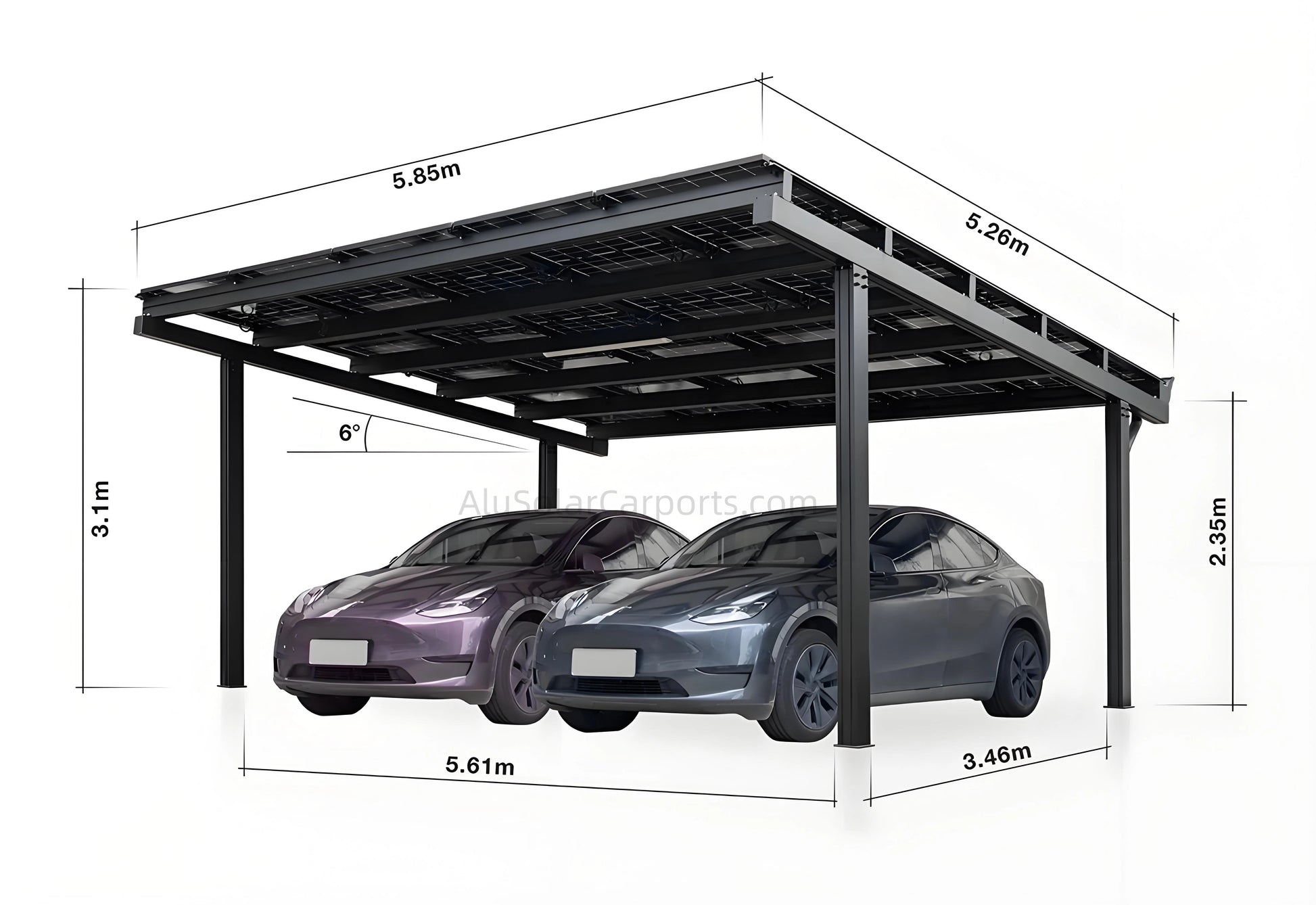 Double Solar Carport Ultra