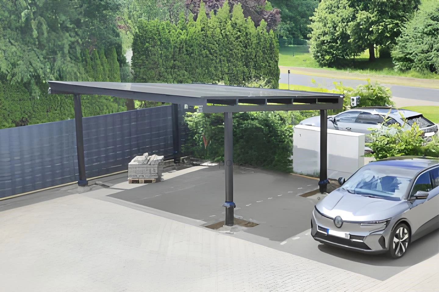 Double Solar Carport Ultra