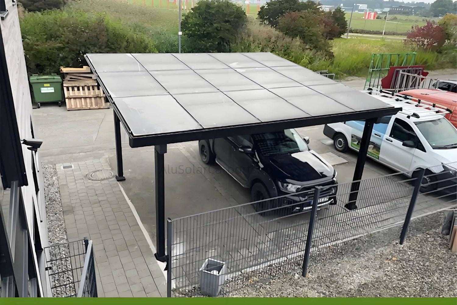 Double Solar Carport Ultra